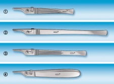 Uchwyt do skalpela BAYHA stal szlachetna 150 mm