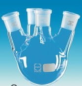 Kolba kulista czteroszyjna  500 ml 4xNS29