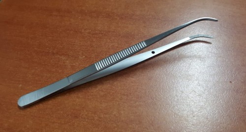 Pęseta anatomiczna typ Semken 12,5 cm zagięta