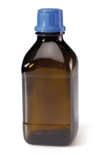 Butelka  1000 ml brązowa kwadratowa  (2 szt.)