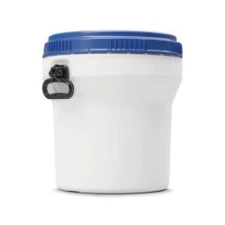 Beczka do piętrowania, 30l, Biała z niebieskim gwi