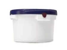 Pojemnik Click Pack, HDPE, biały, 10l, z dopuszcze