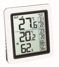 Termohigrometr radiowy INFO, W dostawie, 1 nadajni