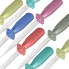 Smoczki do pipet silikonowe 2 ml, turkusowe, 100 s