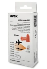 Zatyczki do uszu com4-fit, UVEX, EN 352-2, w małym