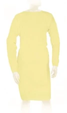 Fartuch ochronny BeeSana, PP/PE 26g, żółty, 136 cm