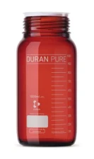 Butelka z gwint. szer. szyj. DURAN PURE , szkło or