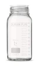 Butelka z gwint. szer. szyj. DURAN PURE , szkło be