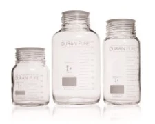 Butelka z gwint. szer. szyj. DURAN PURE , szkło be
