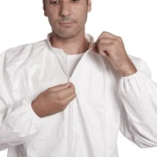 Fartuch labor. TYVEK® 500, rozm. S, z zamkiem błys