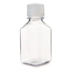 Butelka z wąską szyjką, kwadratowa, , PC, 250 ml,