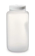Butelka z szeroką szyjką, kwadratowa, PP, 4 l, 1 s