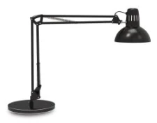 Lampa stołowa Study z podstawą, metal, O główki la