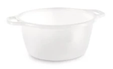 Miska okrągła, PP, 19 l, biała, O 350 mm, wys. 190