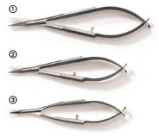 Micro scissors, high precision, Stainless st., sta