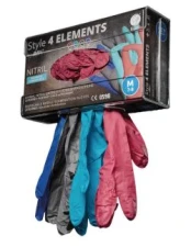 Examination gloves, Style 4 ELEMENTS nitrile, size