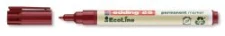 25 EcoLine permanent marker, Red, line width 1 mm,