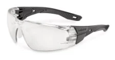 RUSH+ 2.0 safety glasses, Clear lens, UV, grey/bla