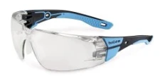 RUSH+ 2.0 safety glasses, Clear lens, UV, blue/bla
