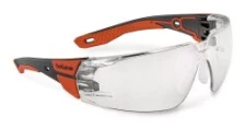 Safety glasses RUSH+ 2.0 Small, colourless, black/