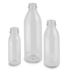 Butelki z szeroką szyjką, PET, 250 ml , 10 szt.