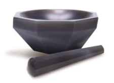 Agate mortar with pestle, 9 ml, standard, 1 unit(s