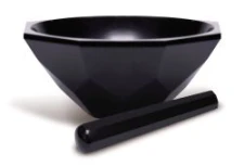 Agate mortar with pestle, 25 ml, deep, 1 unit(s)
