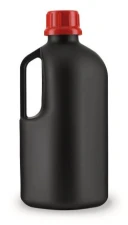 Butelki z wąską szyjką 308/310 czarne, 2500 ml, du