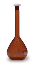 Volumetric flask coated Brown glass, 10 ml, 10/19