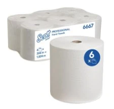 Ręczniki w rolce SCOTT 6667, Papier Airflex, 1-war