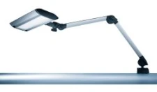 Lampa biurowa LED, ze stelażem i głowicą 3D