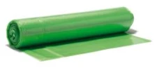 Worki na odpady, bardzo mocne, zielone,, LDPE, 120