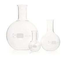 Kolby p?askodenne DURAN®, wąską szyjką, 50 ml