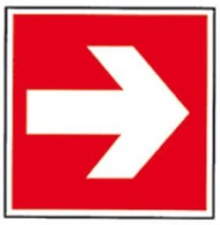 Znak ochrony ppo?. - Sekurąka® Strza?ka kierunkowa