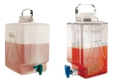 Rotilabo®-Kanisterąkwardatowy HDPE, bez kurka, 9 l
