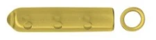 Protective caps made of silicone, yellow, ? 5,0 x