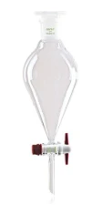 Rozdzielacze gruszkowe, z kurkiem PTFE, 2000 ml