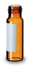 Fiolki gwintowane ND13, oranż. 4 ml z polem do op.