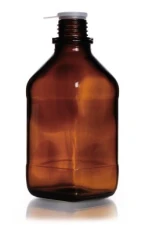 Butelki czworokątne z wąską szyjką, 500 ml, szkło