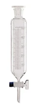 Rozdzielacze gruszkowe, cylindryczne, 100 ml, z po