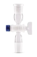 Adapter piece with cock, 14/23, 14/23, 2.5 mm