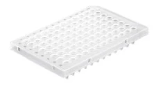 PCR trays 96 well, Standard, with half frame