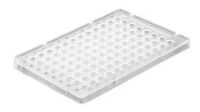 PCR trays 96 well, Low Profile, with half frame