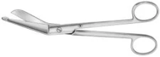 Nożyczki laboratoryjne Lister, kątowe, dł. 180 mm,