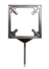 Stojak na płytki chrome nickel steel, 175 x 175 mm