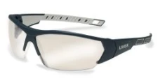 Okulary ochronne anty UV i-works, UVEX, czarne/sza