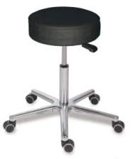 Taborety obrotowe, XL, skóra syntetyczna czarna, ,