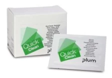 QuickClean wound cleaning tissues
