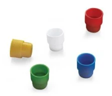 Korki do probówek wirówkowych 15 ml zielone