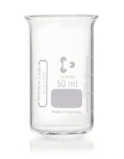 Zlewki bez wylewu 50 ml, O 38 x wys. 70 mm